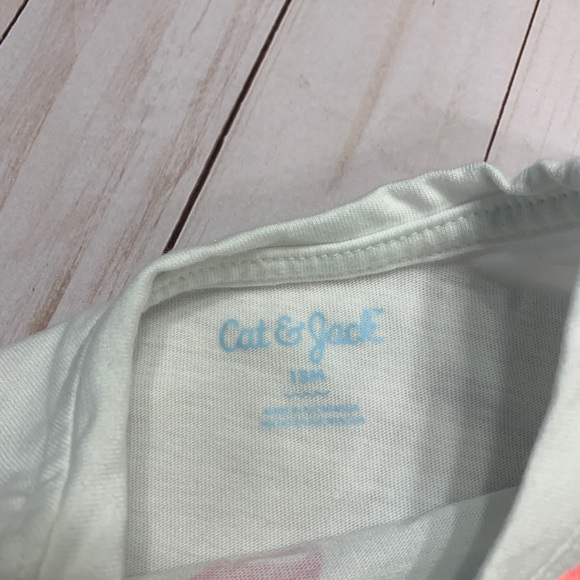 Cat & Jack White Graphic Gratitude t-shirt 18 months Give Thanks Thankful - Picture 2 of 3